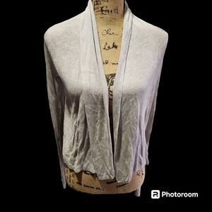 Cyrus Cardigan Womens SZ S Casual Simple Minimalist Old Money Oatmeal Corporate